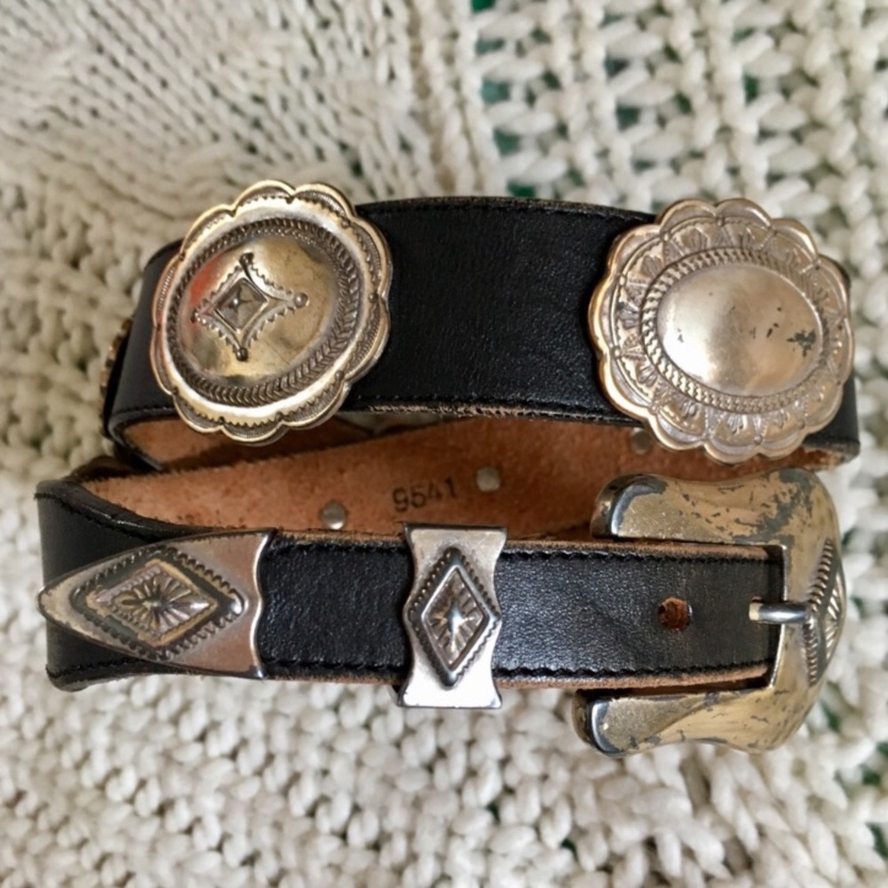 Justin vintage leather belt